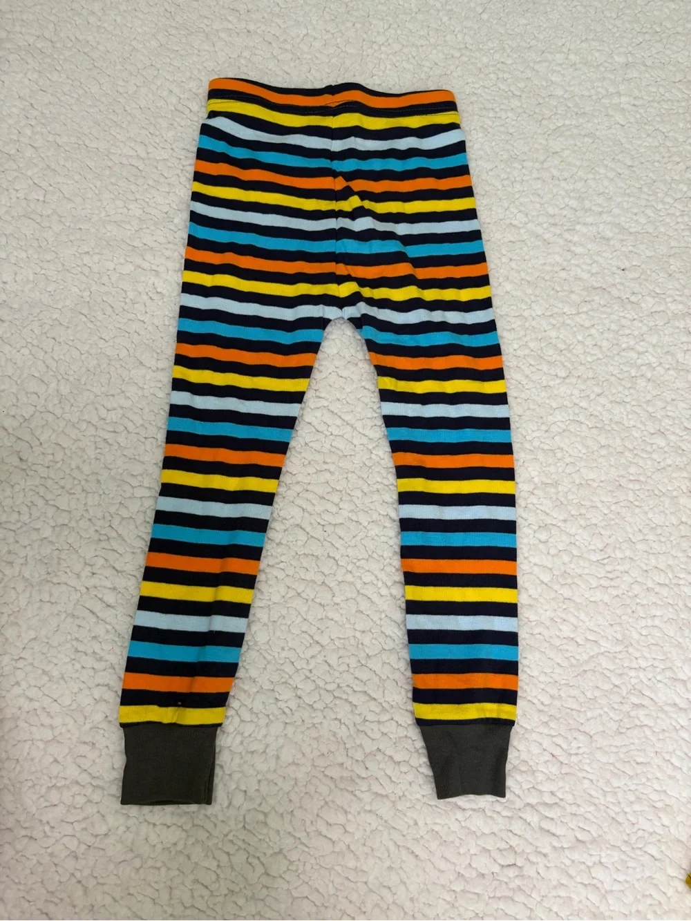 Kids Striped Cozy Stretch Bottoms - Multi Color